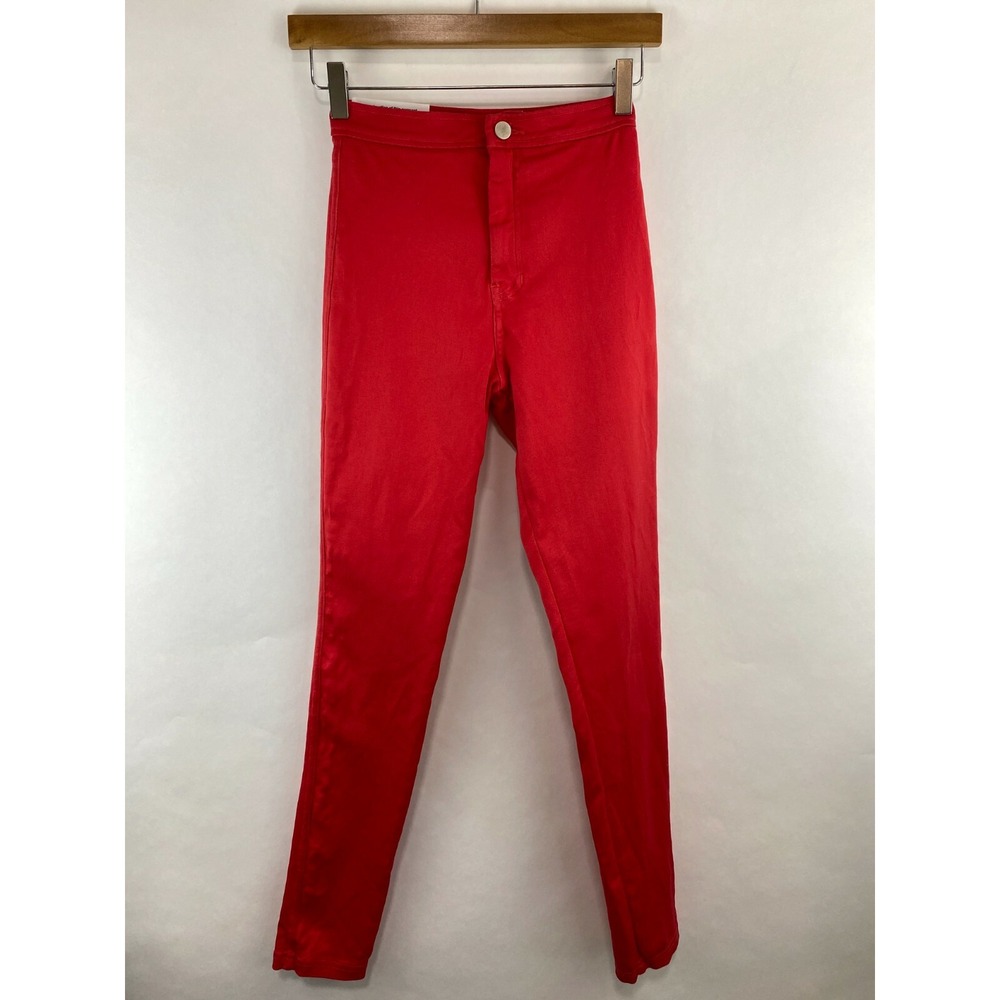 American Apparel Womens Skinny Pockets Red Easy Jeans Size‎ Small